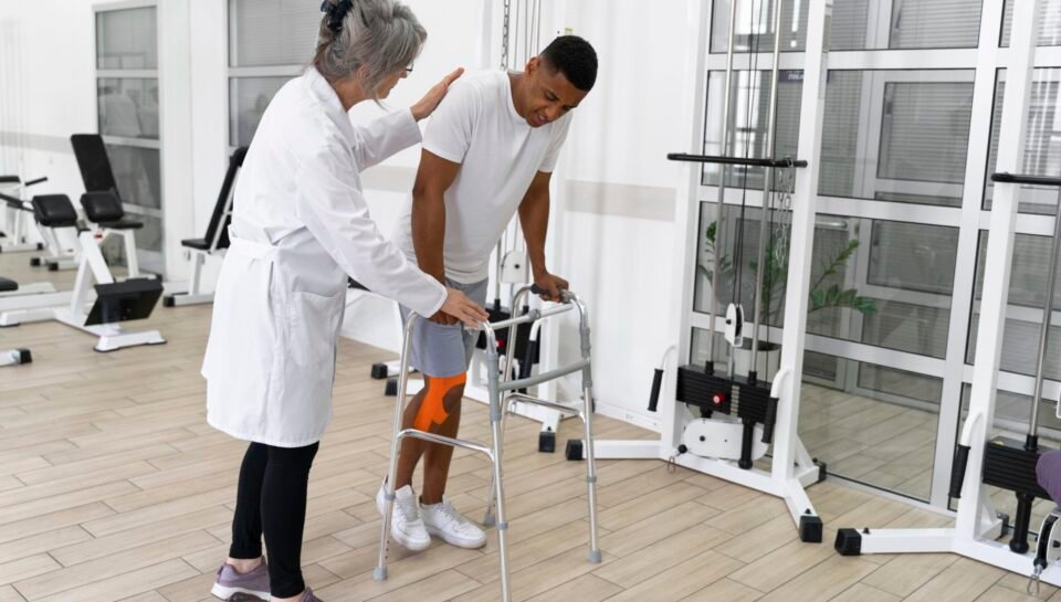 medical-assistant-helping-patient-with-physiotherapy-exercises